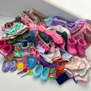 Huge lot 18” doll clothes + accessories (mostly Our Generation)